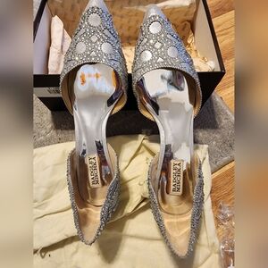 Mischka Ginny Pointed Toe d'Orsay Evening Pumps Sz 9